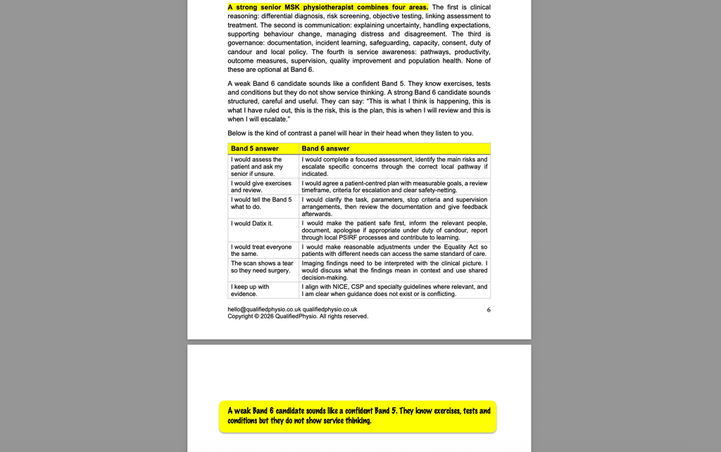 QualifiedPhysio B6 MSK Excerpt 1