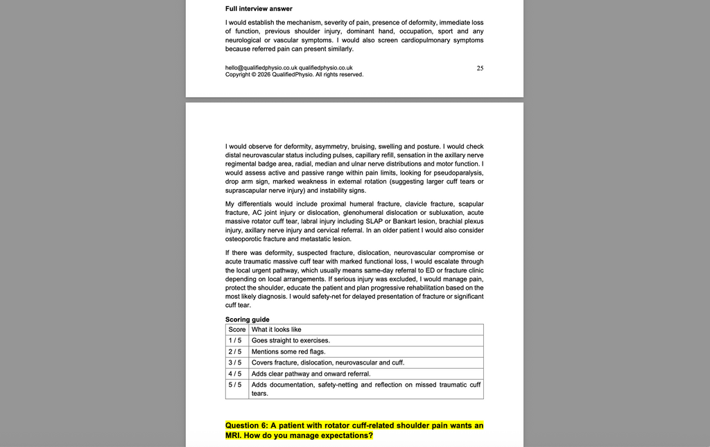 QualifiedPhysio B6 MSK Excerpt 3
