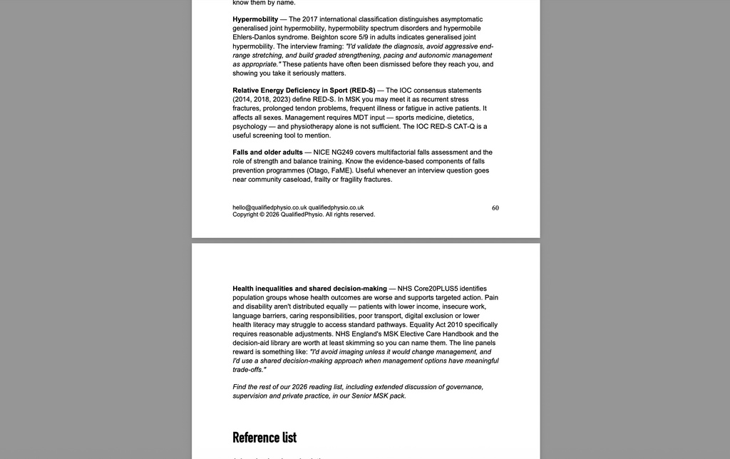 QualifiedPhysio B6 MSK Excerpt 6